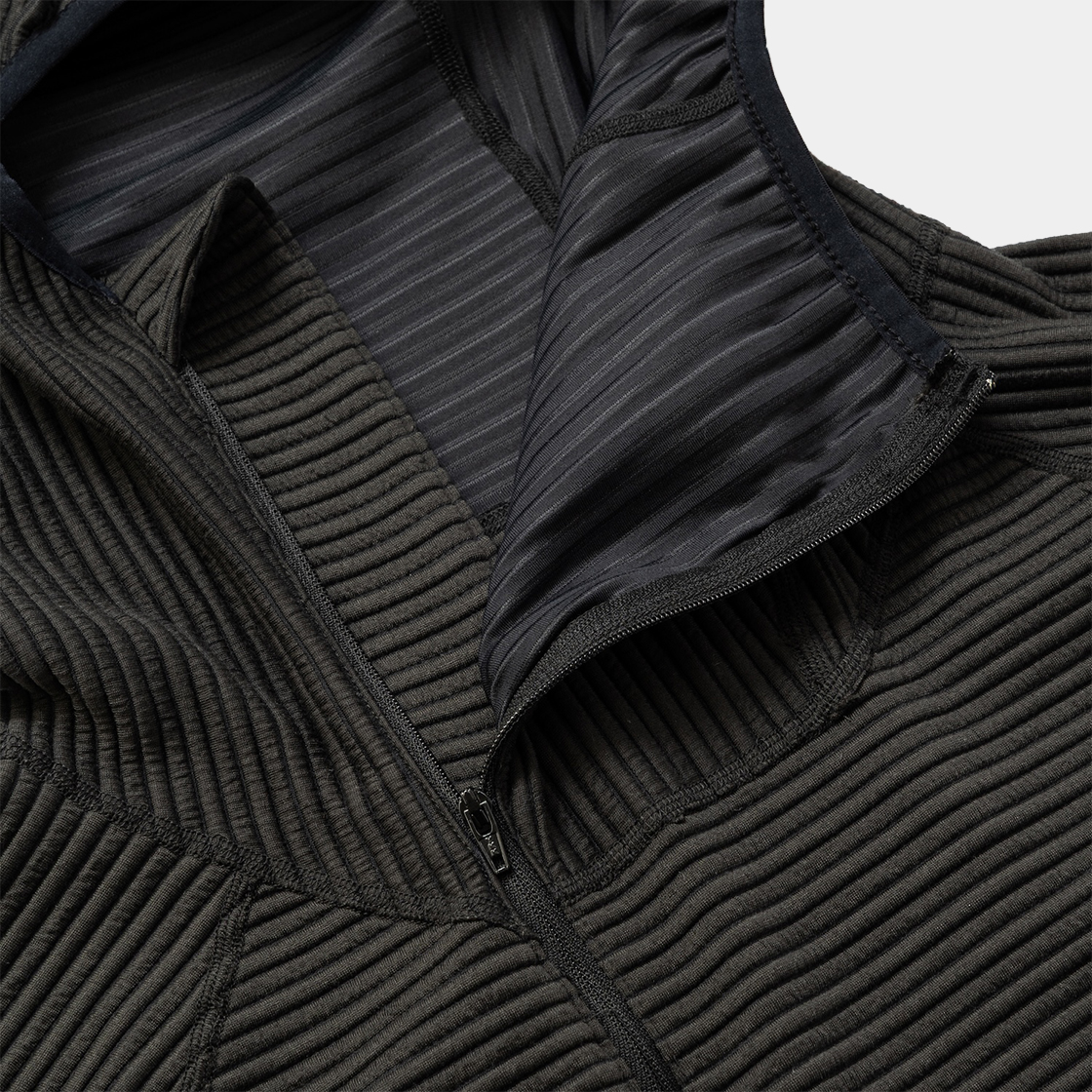 Uneven Anonymous Balaclava Hoodie /OFF BLACK