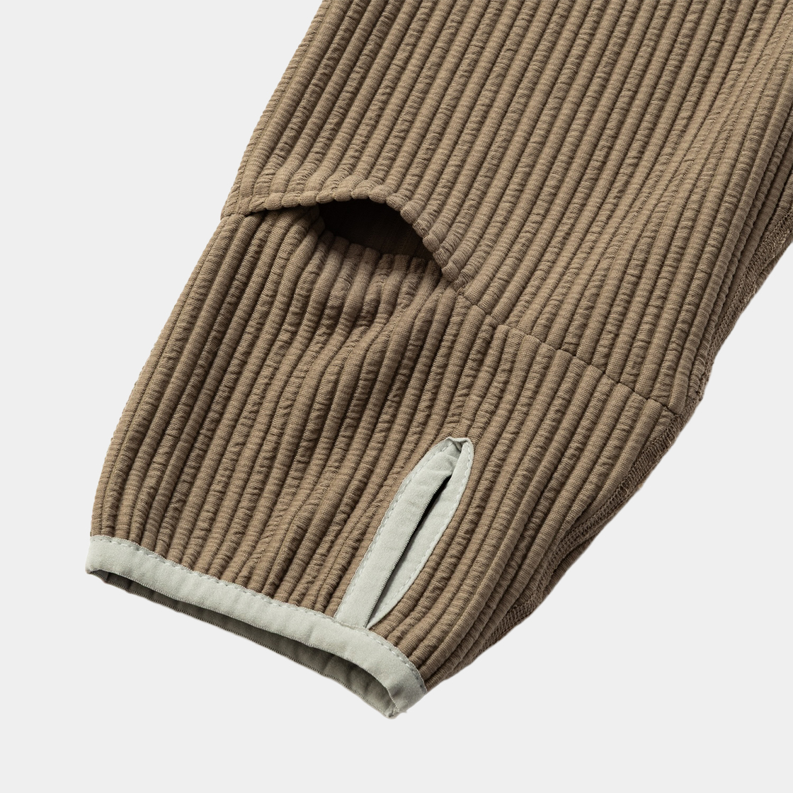 Uneven Anonymous Balaclava Hoodie /BEIGE
