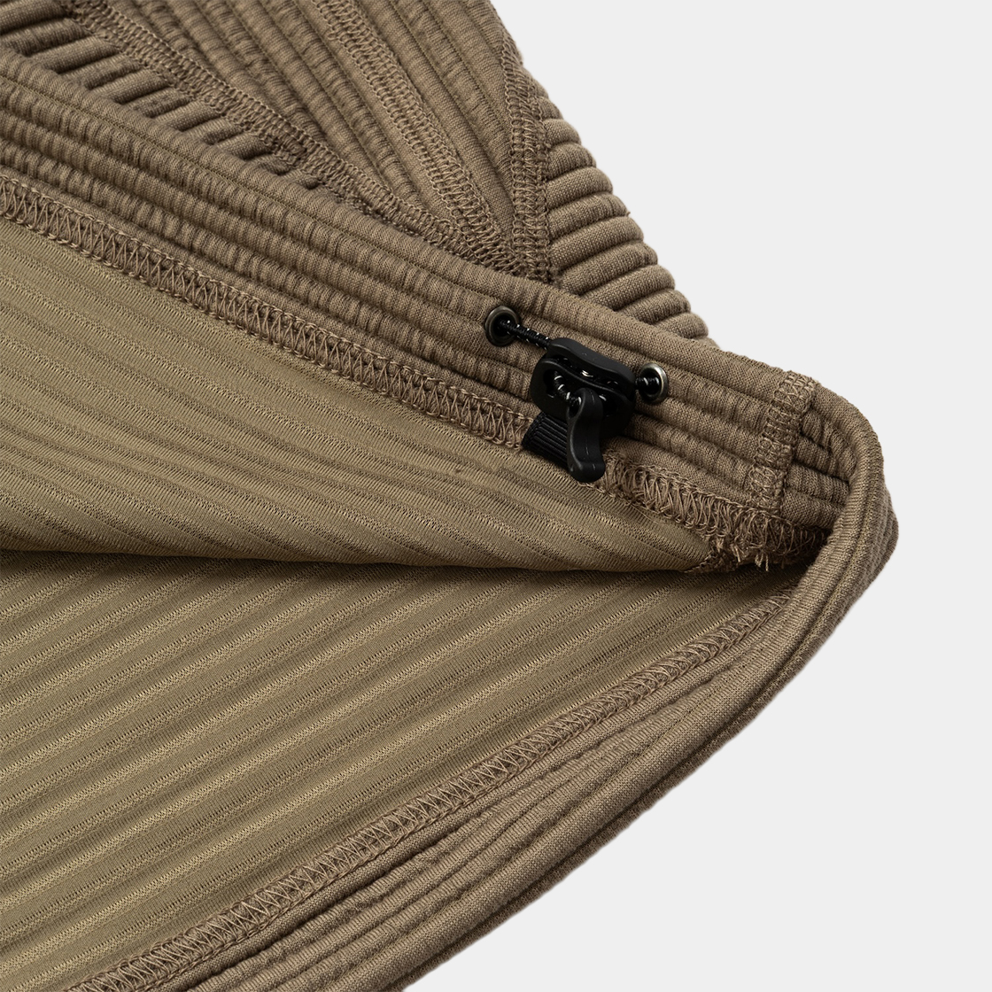 Uneven Anonymous Balaclava Hoodie /BEIGE