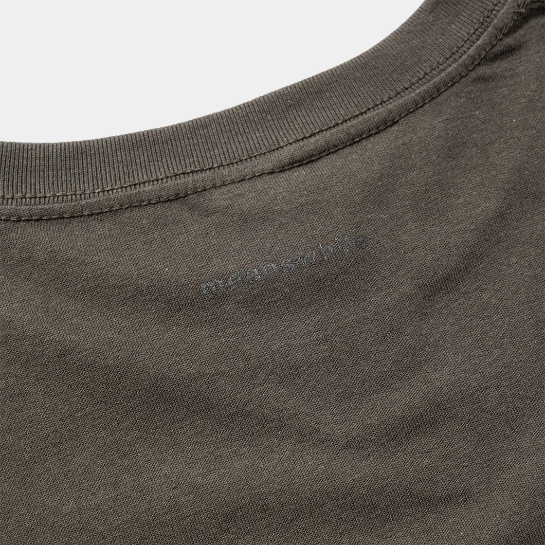 Typography L/S Tee /SUMI