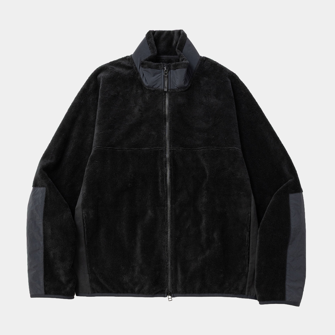 Referential Fleece JKT /OFF BLACK