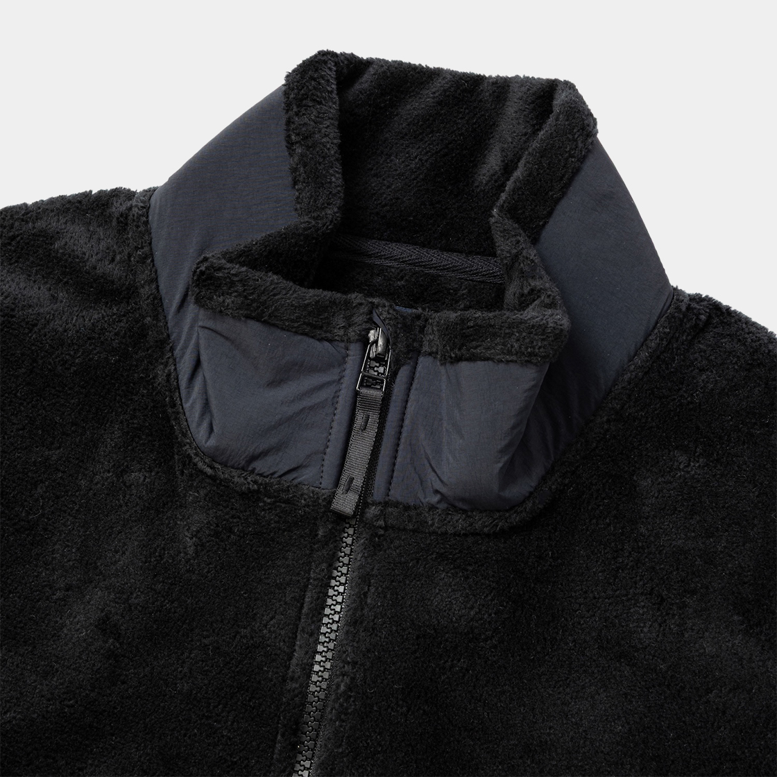 Referential Fleece JKT /OFF BLACK