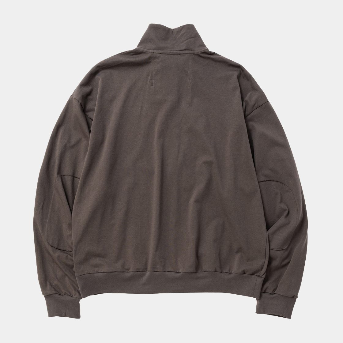 Half-zip Stand Collar L/S /CHARCOAL