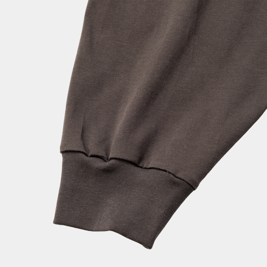 Half-zip Stand Collar L/S /CHARCOAL