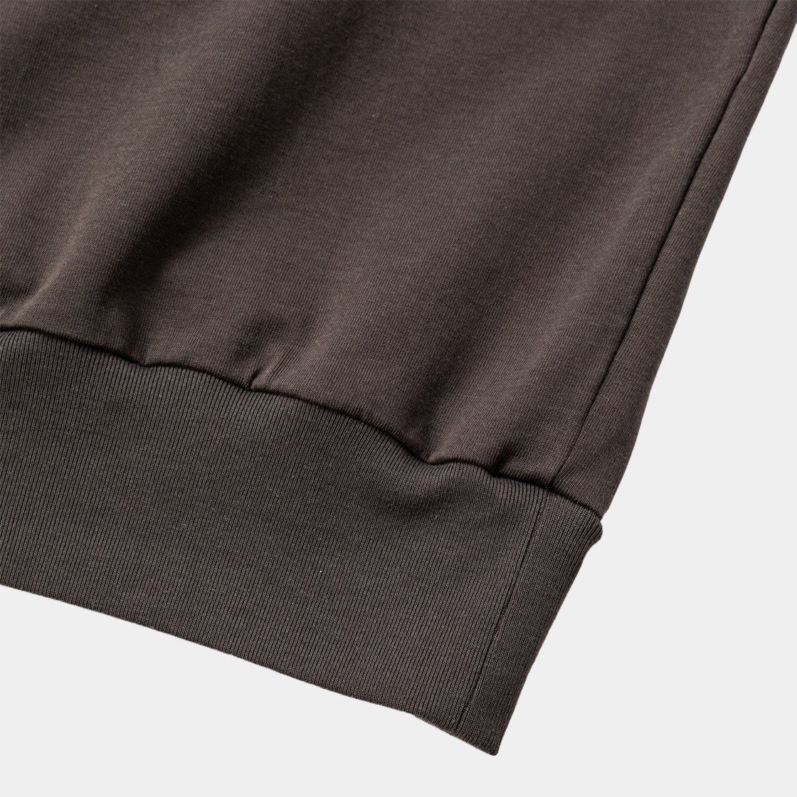 Half-zip Stand Collar L/S /CHARCOAL