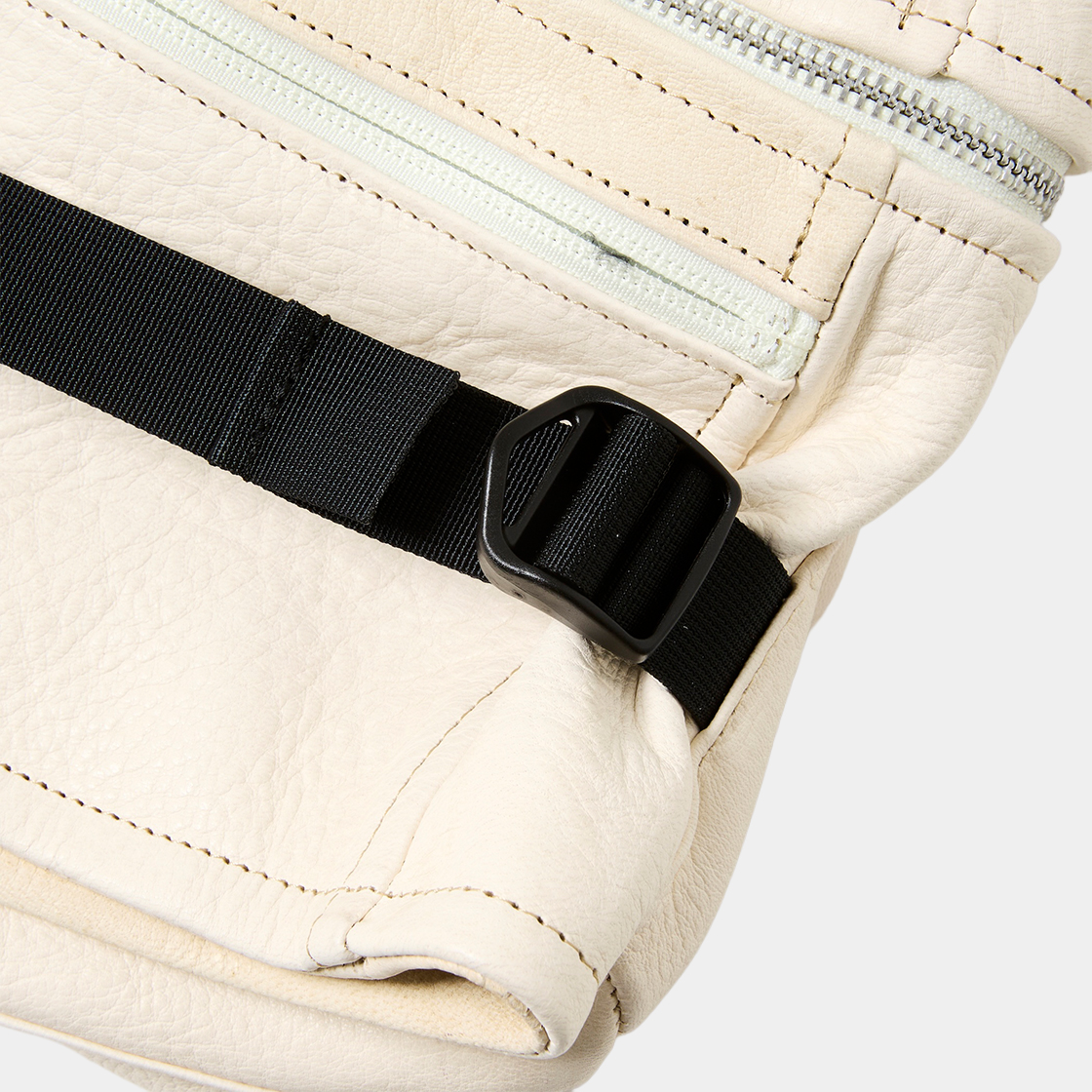 SHIRONAMESHI Leather Luggage Vest /SHIRO