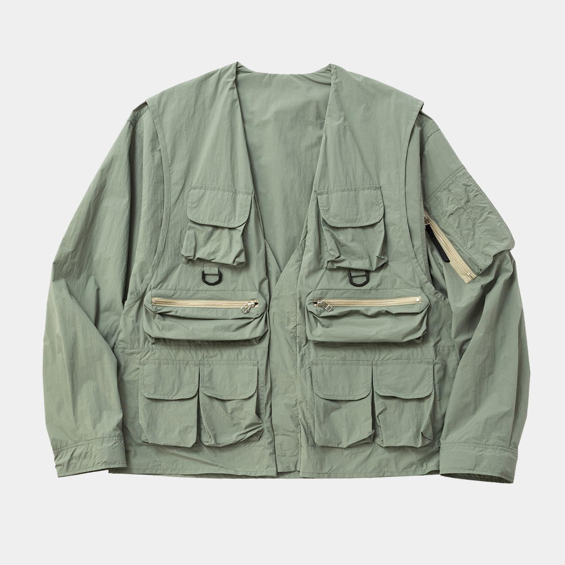 Weathering Nylon Reversible 4Way JKT /SAGE