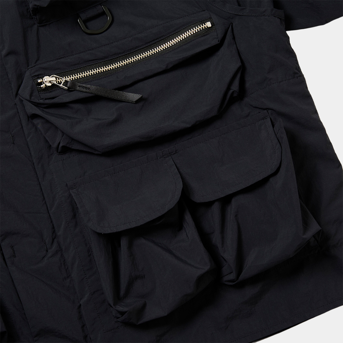 Weathering Nylon Reversible 4Way JKT /OFF BLACK