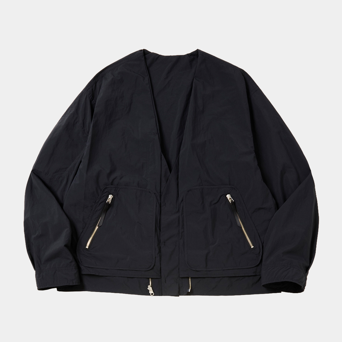 Weathering Nylon Reversible 4Way JKT /OFF BLACK