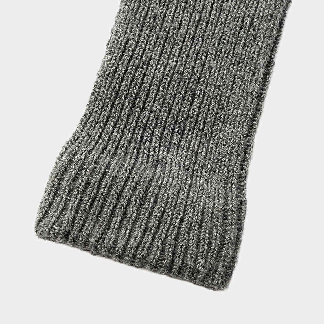 Cotton Cupra Knit Arm Warmer /CHARCOAL