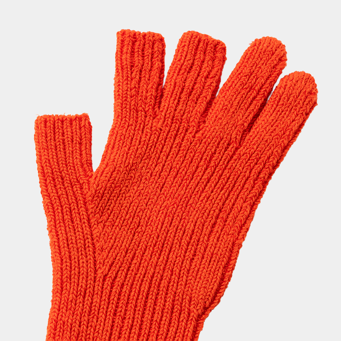 Cotton Cupra Knit Arm Warmer  /RED