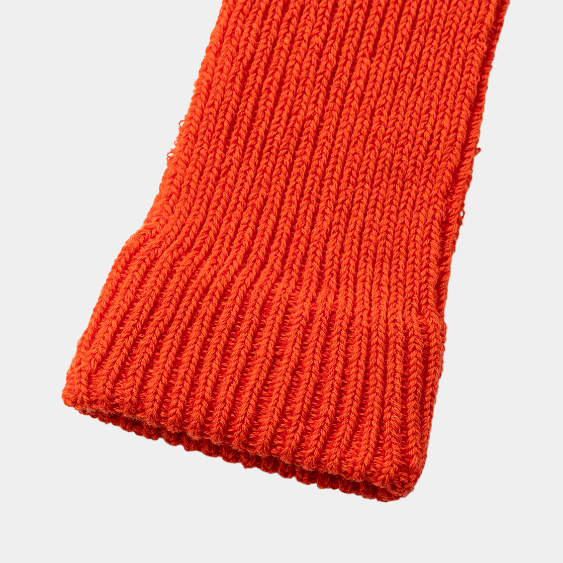 Cotton Cupra Knit Arm Warmer  /RED