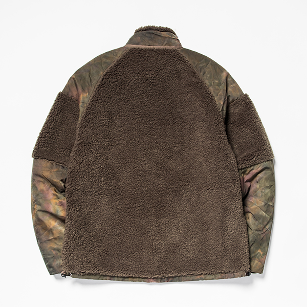 Dyed Camo Reversible Fleece/L3 Forest