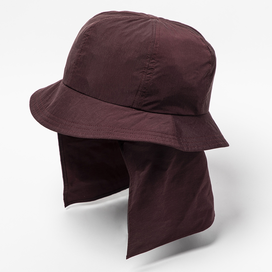 Nylon Shade Cover Hat Bordeaux