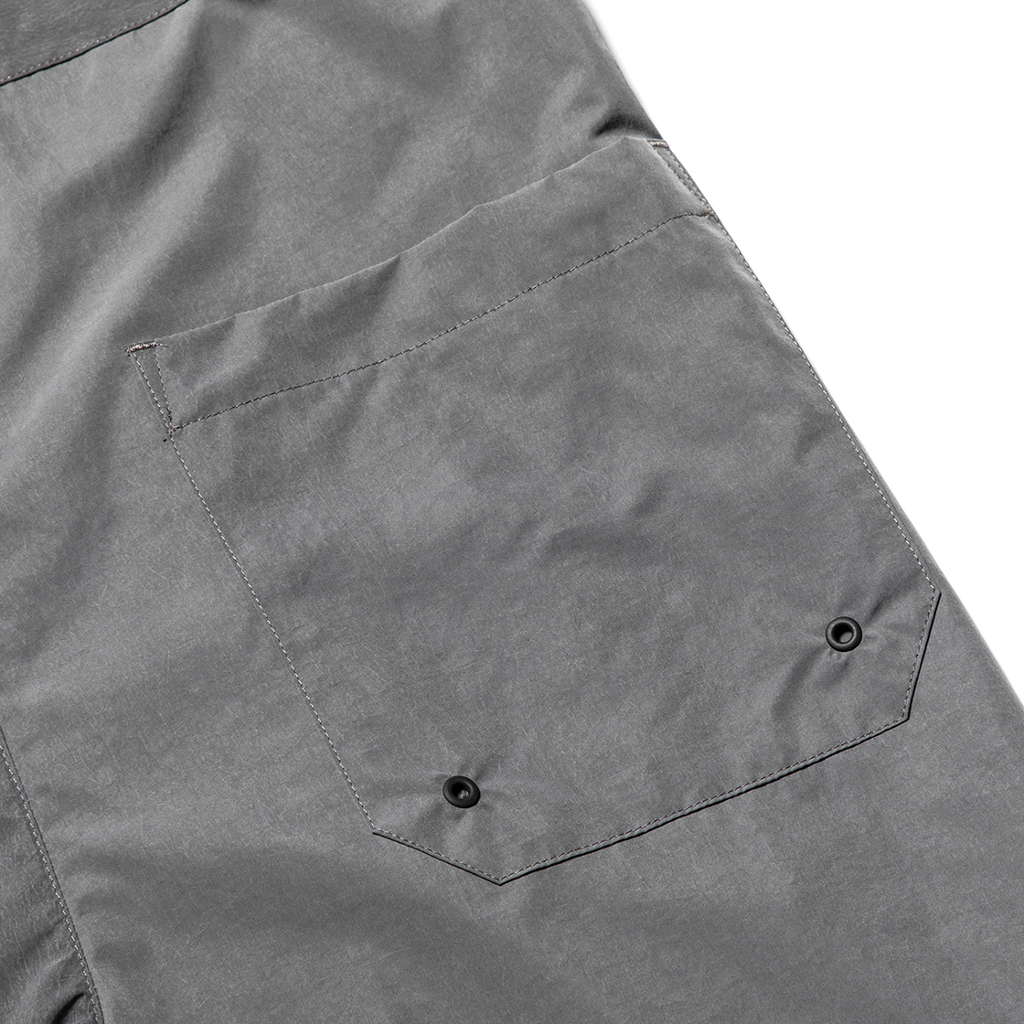 Nylon Wrap Board Shorts Charcoal