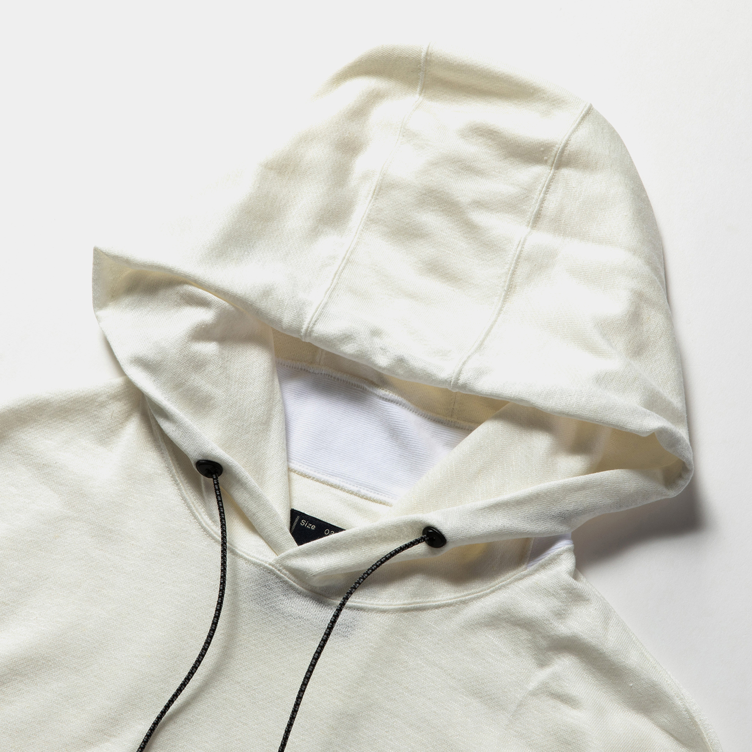 Ice Linen Loopback Hoodie / Off White