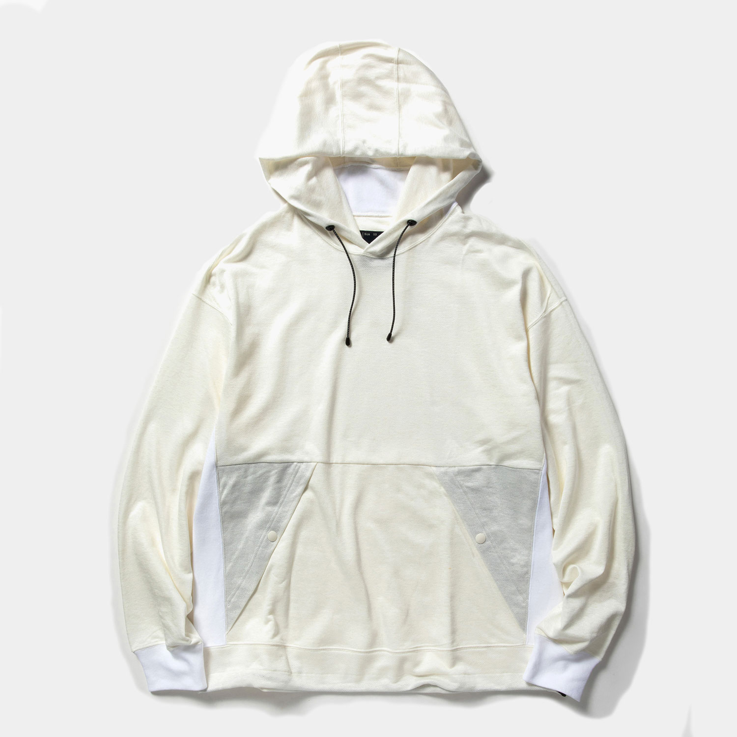 Ice Linen Loopback Hoodie / Off White
