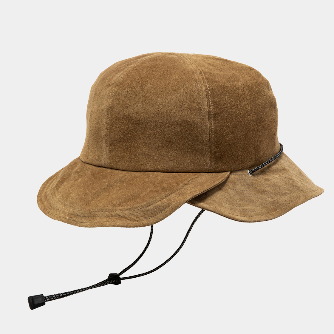 Suede Split Hat / Brown