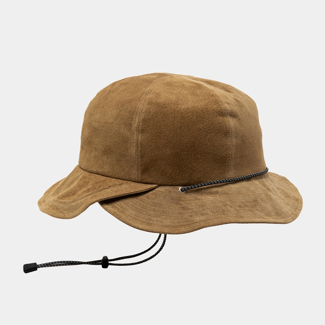 Suede Split Hat / Brown