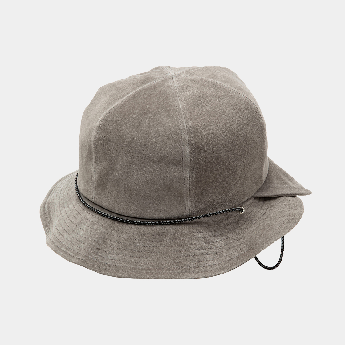 Suede Split Hat / Grey