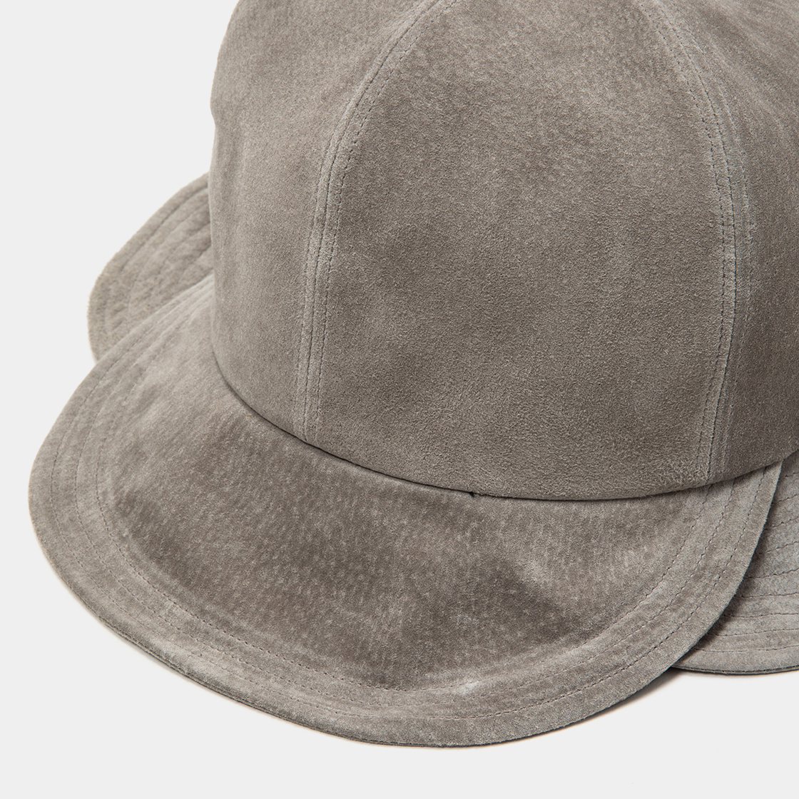 Suede Split Hat / Grey