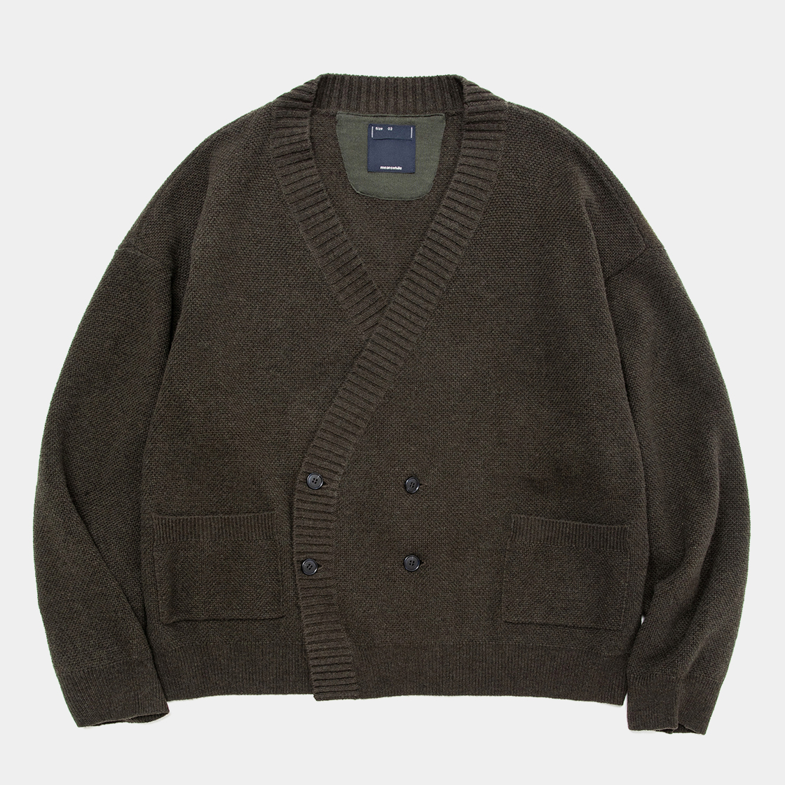 Double Knit Cardigan / D.Forest