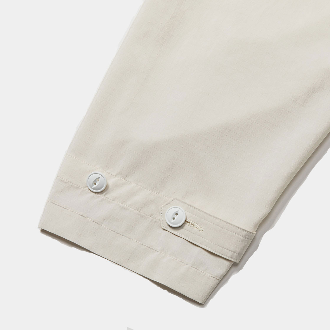 Dry-Rip Shirt Hoodie / Off White