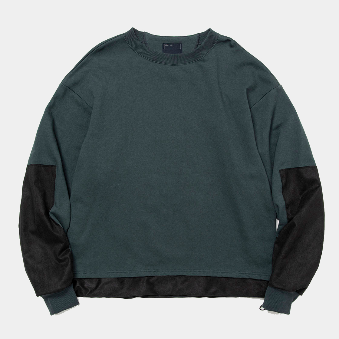 Imitation Suede Sweatshirt / D.Green