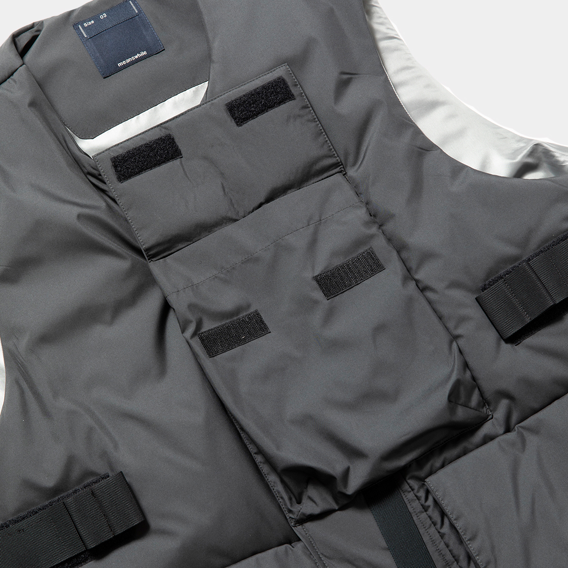 Padding Body Armor Vest / Graphite