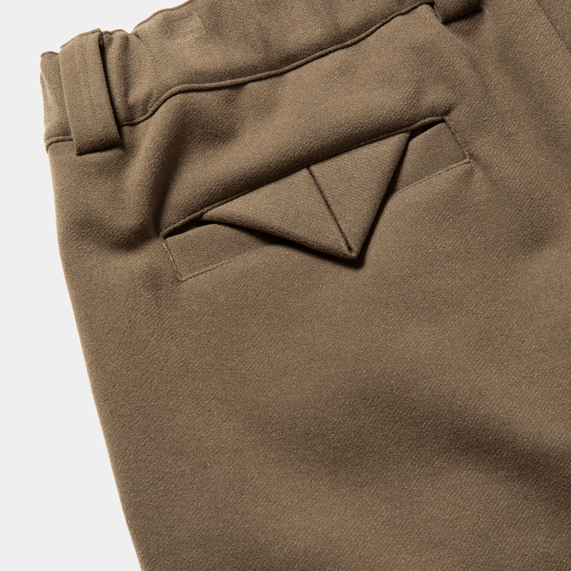 Zip Comfort Slacks / Brown