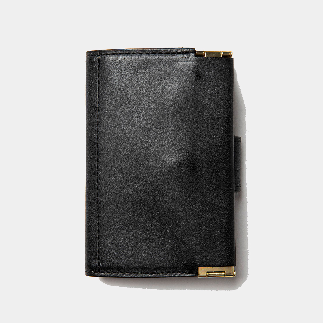 Wax Leather Key Case / Black