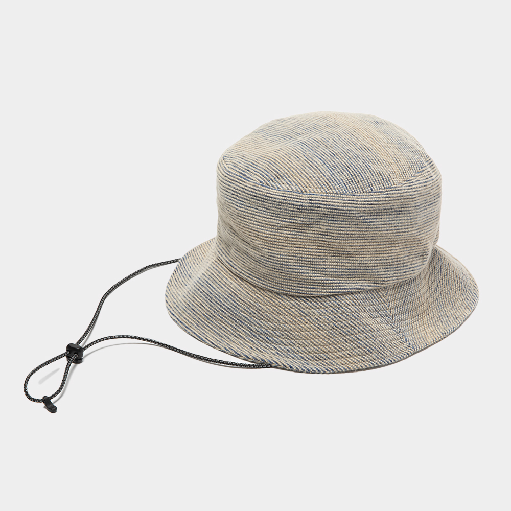 Hombre Sashiko Stitch Adjustable Hat/Sunset