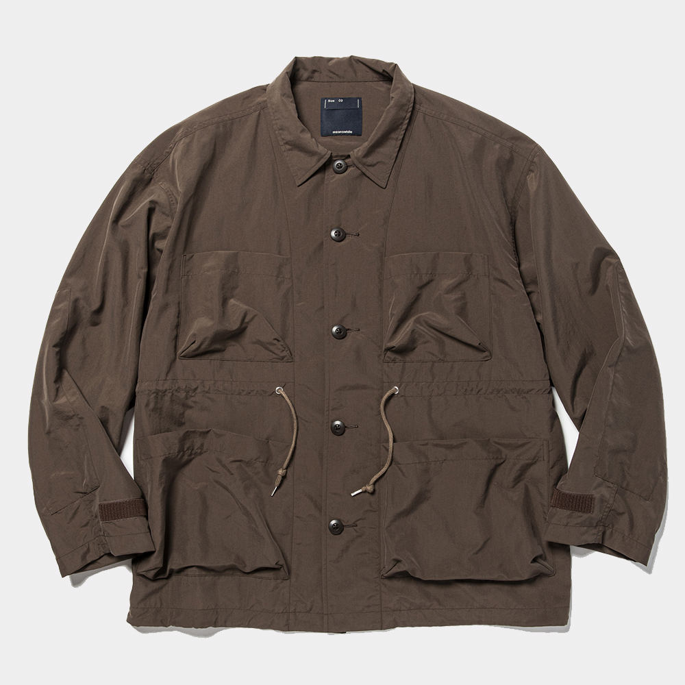 Peach Cloth Shirts Blouson/D.Brown