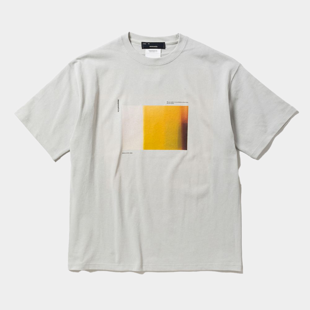 Abstract Photograph Tee/Frost Grey