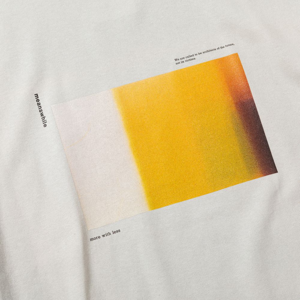 Abstract Photograph Tee/Frost Grey