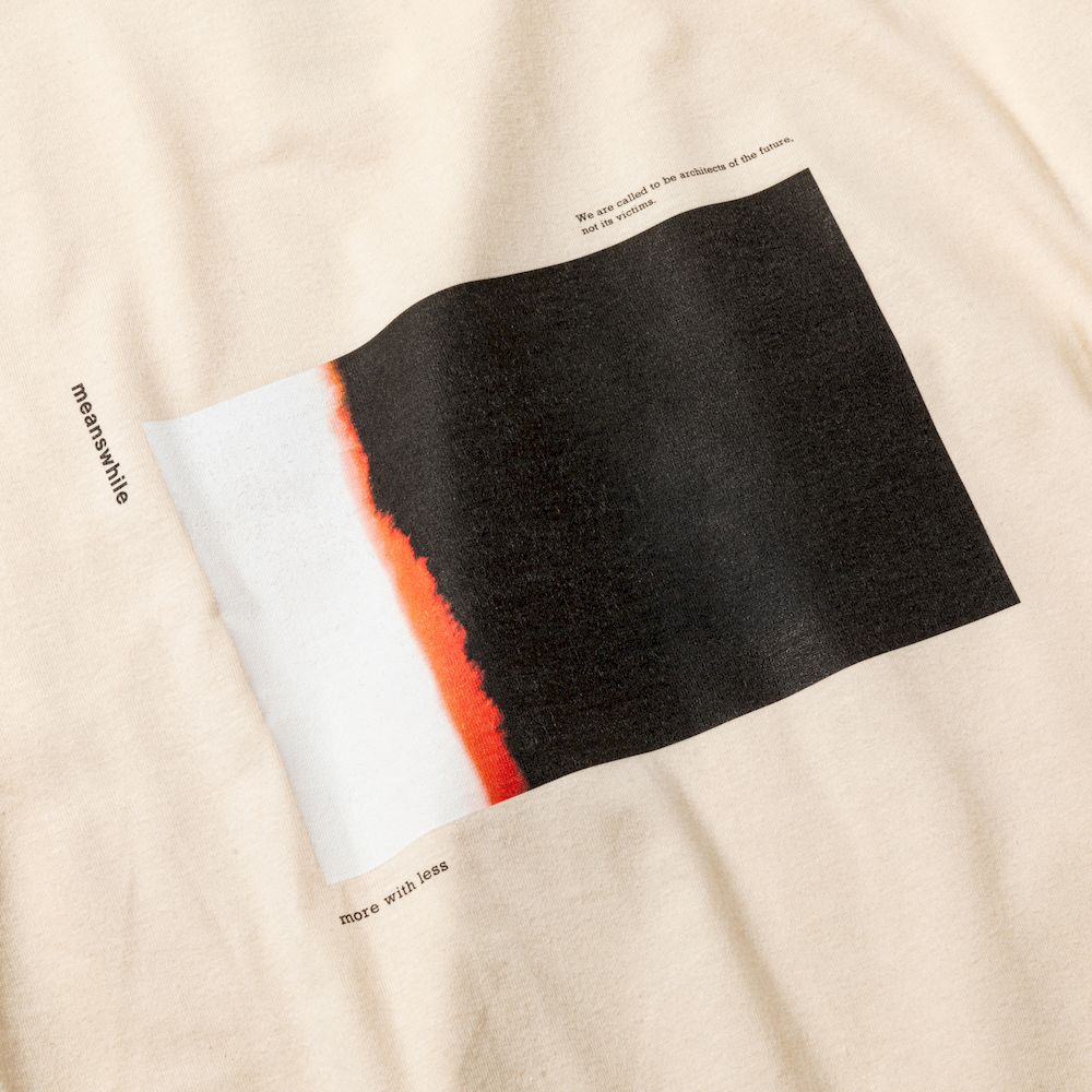 Abstract Photograph L/S Tee/Natural