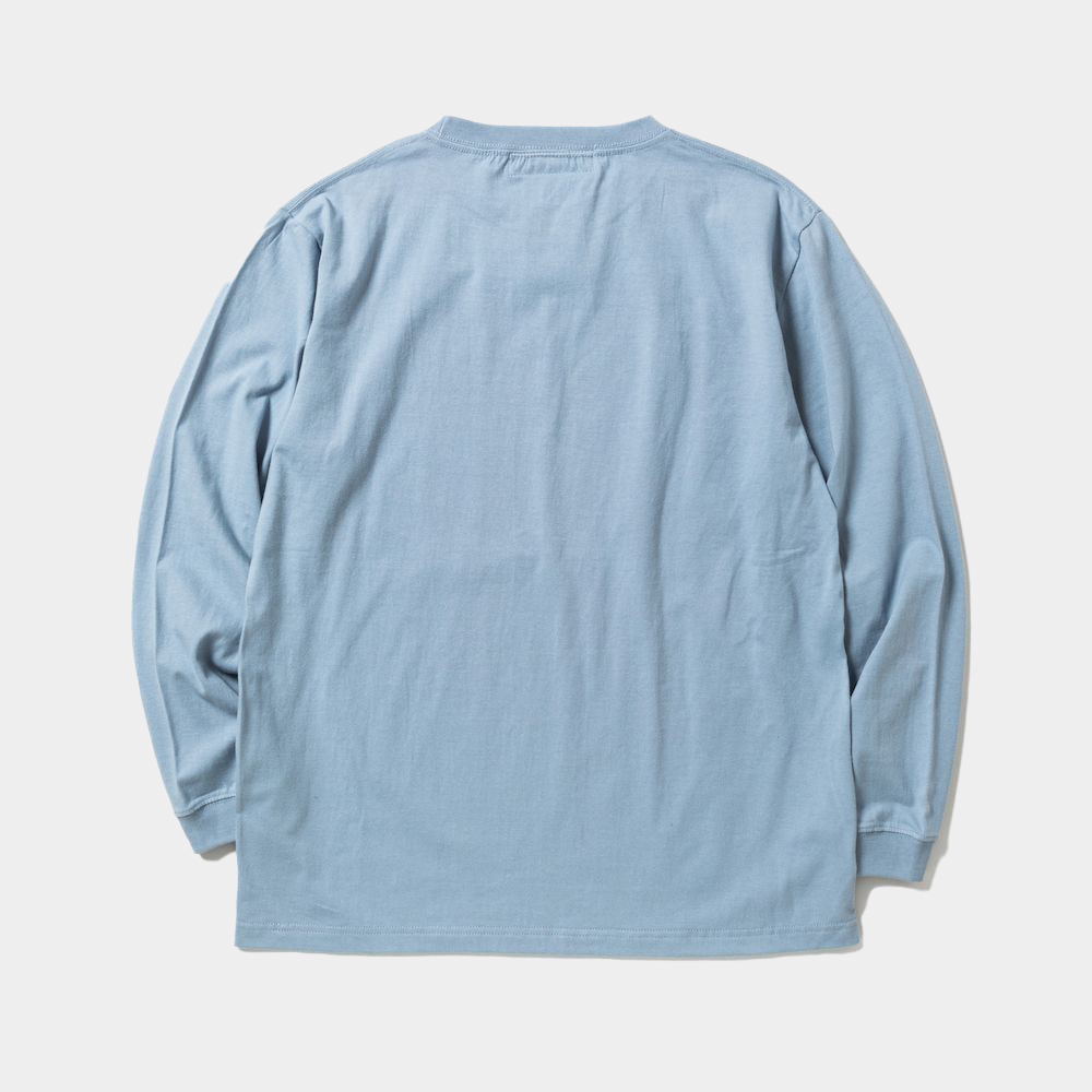 Abstract Photograph L/S Tee/Alpine Blue