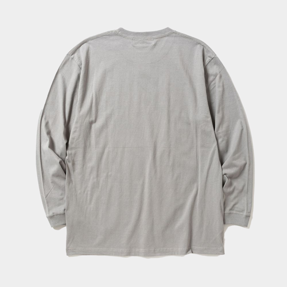 Abstract Photograph L/S Tee/Frost Grey