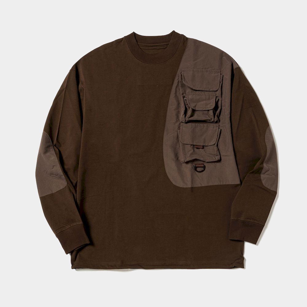 Luggage L/S Tee/D.Brown