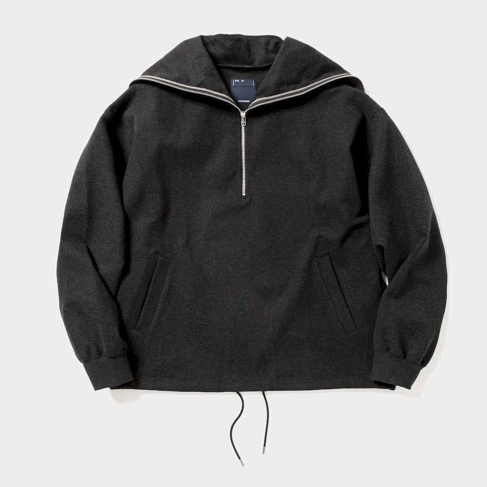 Comfort Dress Zip Hoodie/Off Black