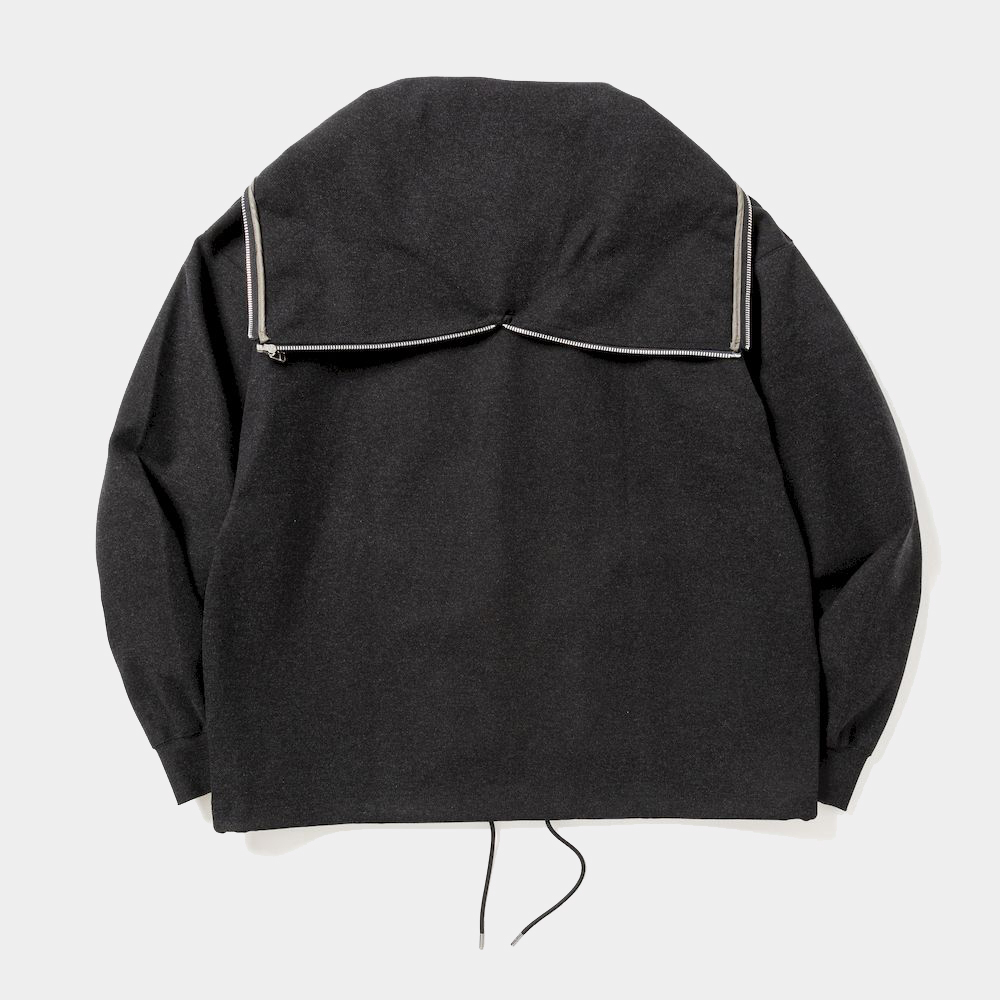 Comfort Dress Zip Hoodie/Off Black