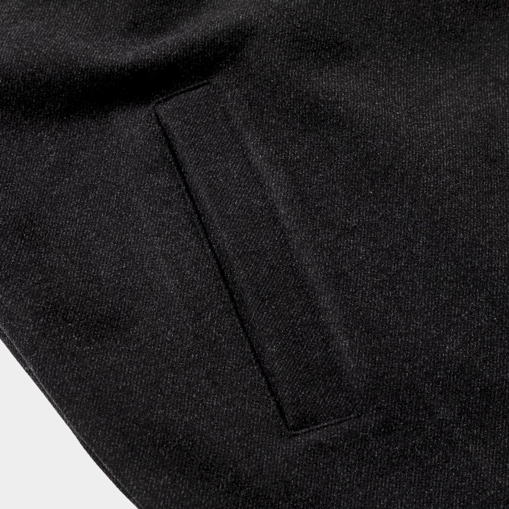 Comfort Dress Zip Hoodie/Off Black