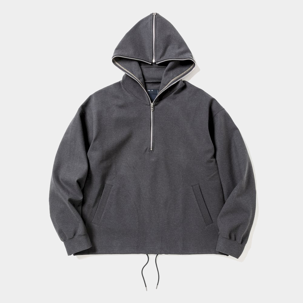 Comfort Dress Zip Hoodie/Charcoal