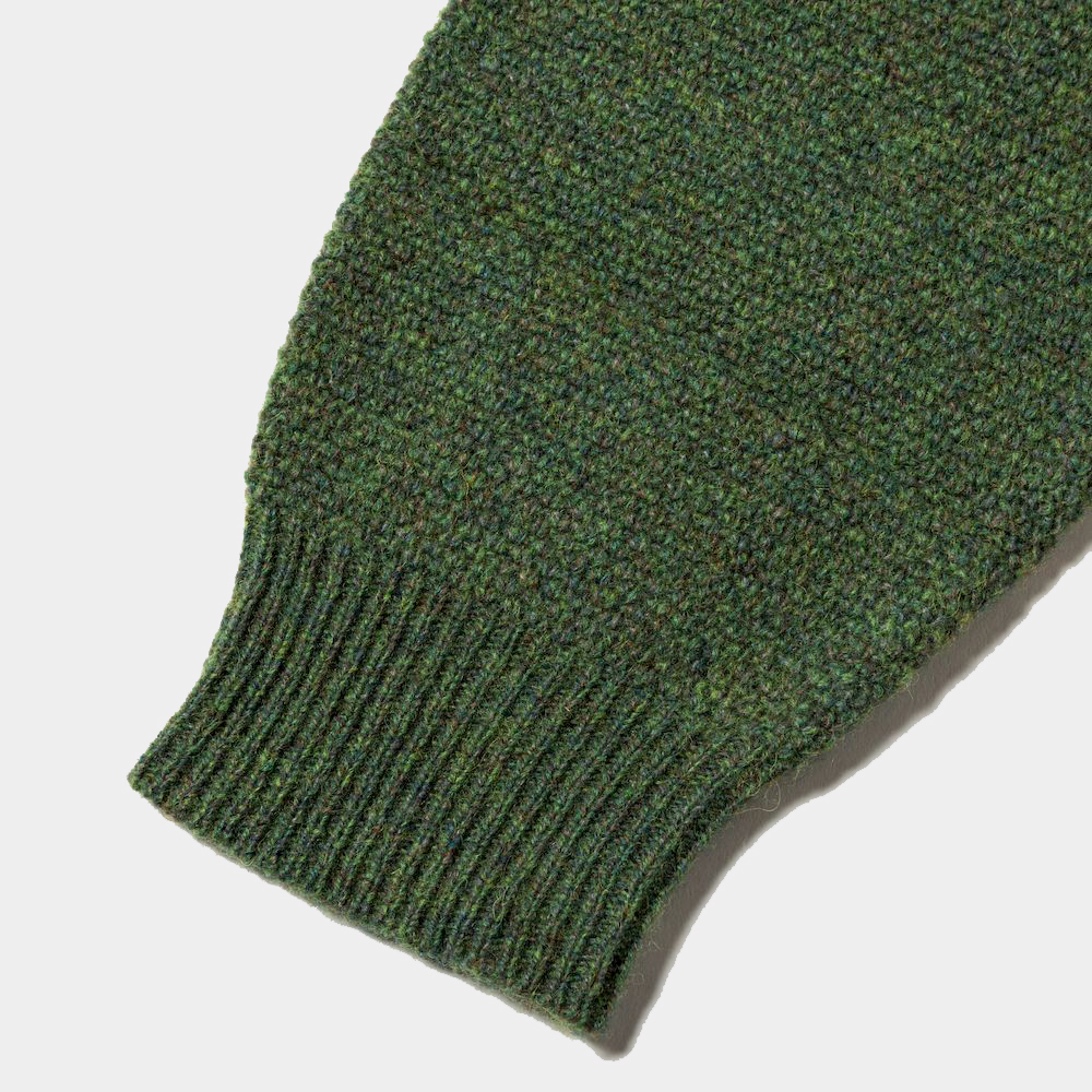 Double Knit Cardigan/Foliage Green