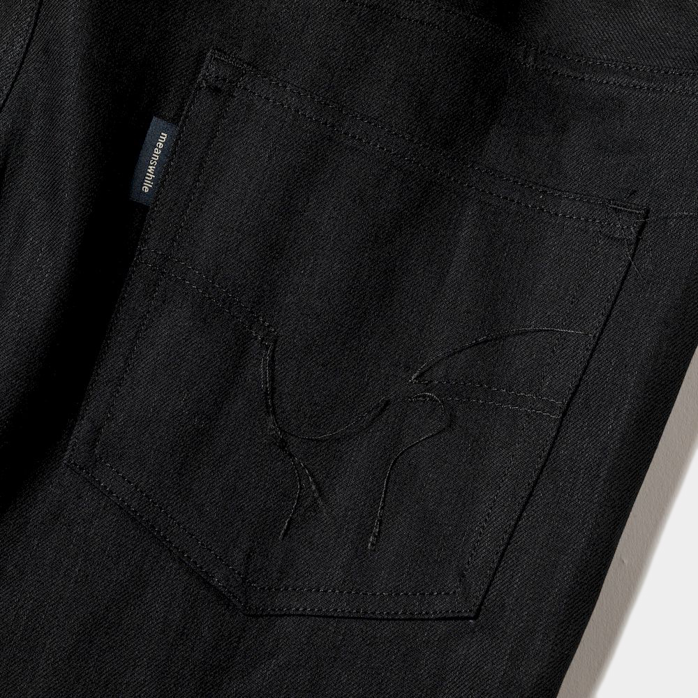 Raw Denim Wrap PT/Off Black