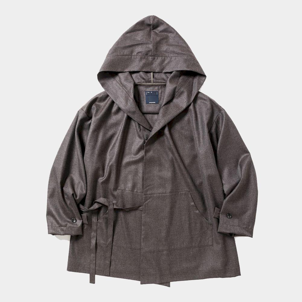 Double-Breasted Mexican Parka/Charcoal