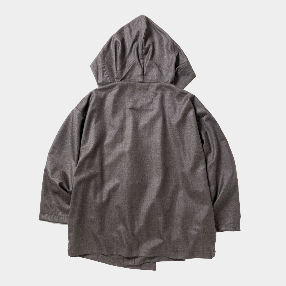Double-Breasted Mexican Parka/Charcoal