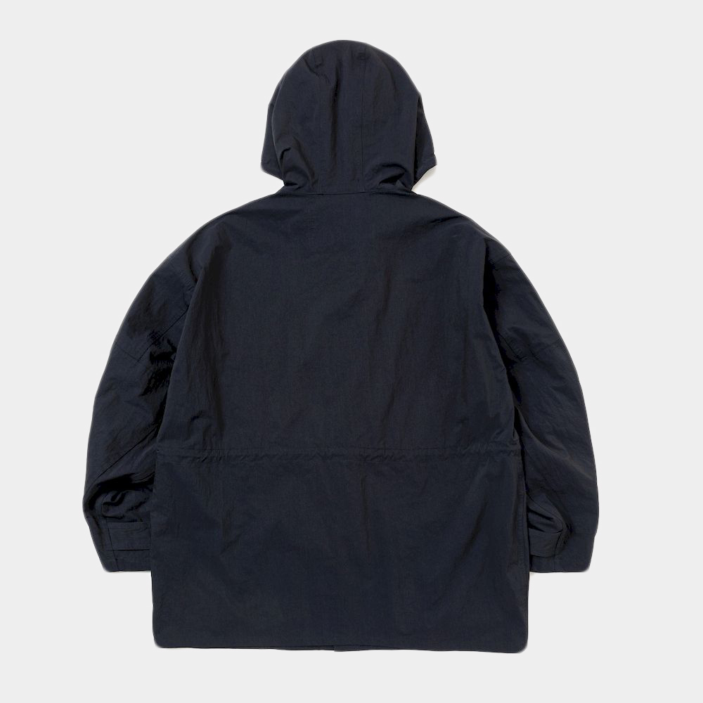 Dope Dyed Hooded Blouson/Off Black