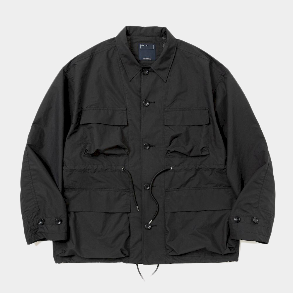 Paper Touch Feather Blouson/Off Black