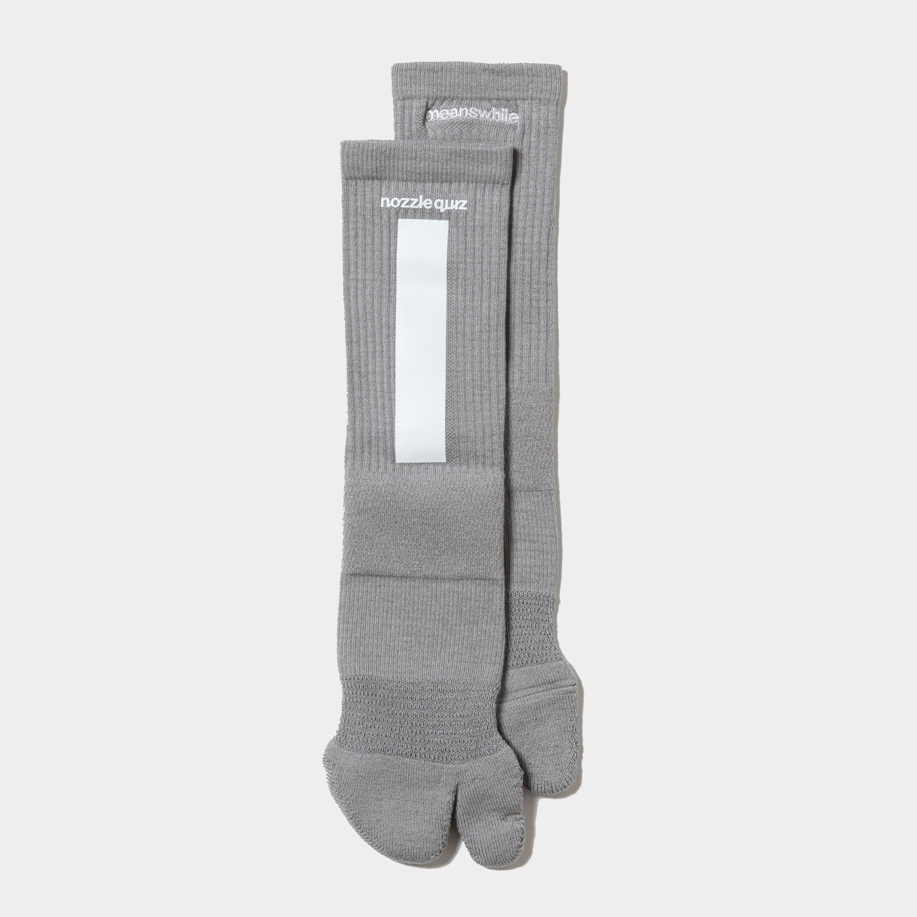 “Tabi” Tube Socks/Light Grey